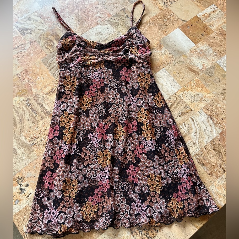 floral mini dress